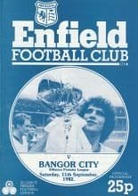 Enfield v Bangor City 11-Sep-1982