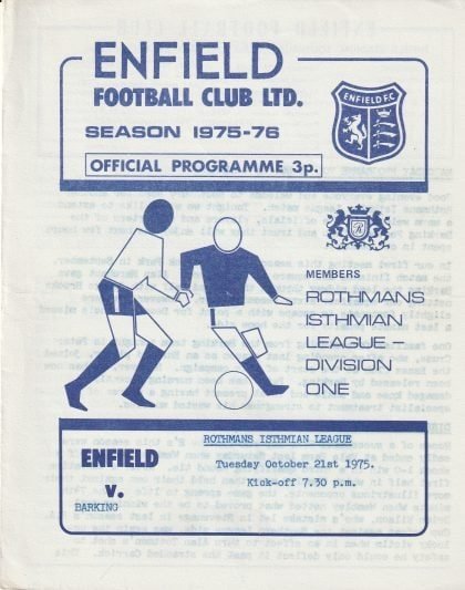Enfield v Barking 21-Oct-1975