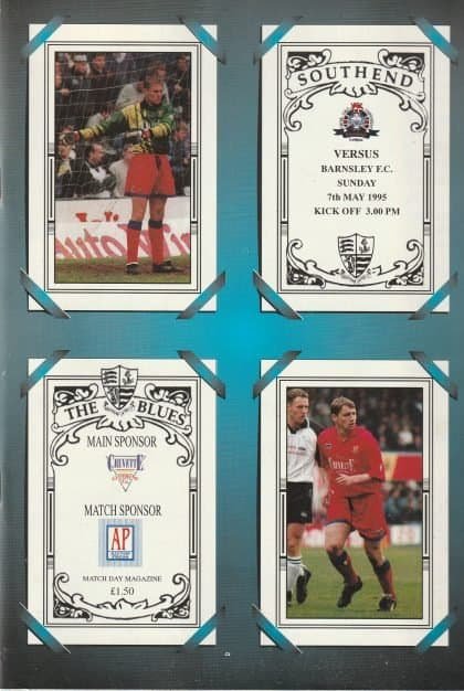 Southend United v Barnsley 07-May-1995