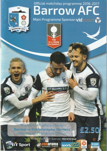 Barrow v Kidderminster Harriers 04-Feb-2017