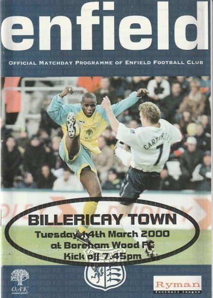 Enfield v Billericay Town  14-Mar-2000