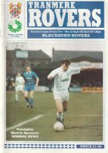 Tranmere Rovers v Blackburn Rovers 21-Apr-1992