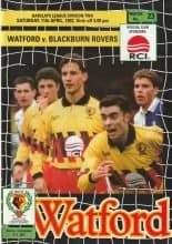 Watford v Blackburn Rovers  11-Apr-1992