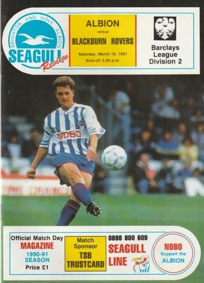 Brighton & Hove Albion v Blackburn Rovers 16-Mar-1991