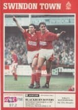 Swindon Town v Blackburn Rovers 01-Dec-1990