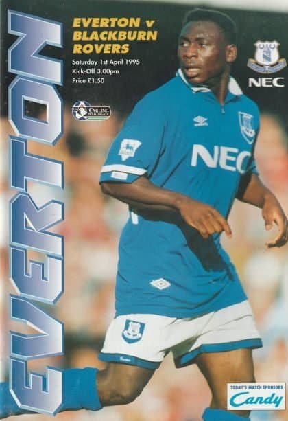 Everton v Blackburn Rovers 01-Apr-1995
