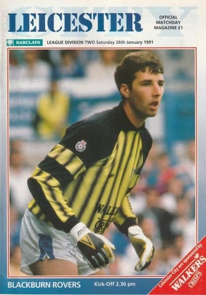 Leicester City v Blackburn Rovers  26-Jan-1991