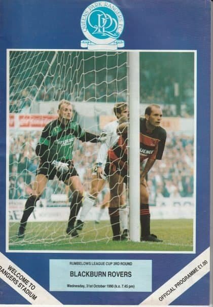 Queens Park Rangers v Blackburn Rovers  31-Oct-1990