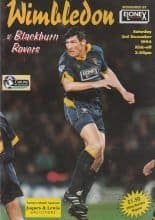 Wimbledon v Blackburn Rovers  03-Dec-1994
