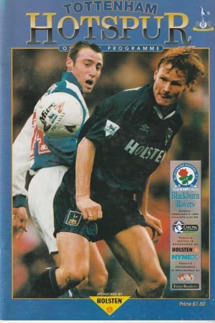 Tottenham Hotspur v Blackburn Rovers 05-Feb-1995