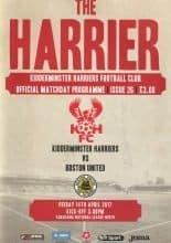 Kidderminster Harriers v Boston United  14-Apr-2017