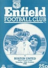 Enfield v Boston United   16-Oct-1982