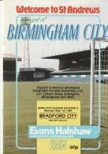 Birmingham City v Bradford City  01-May-1989