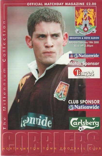 Northampton Town v Brighton & Hove Albion 19-Feb-2000