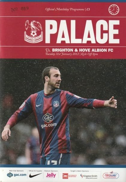 Crystal Palace v Brighton & Hove Albion  31-Jan-2012