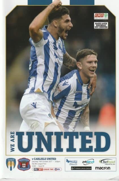 Colchester United v Carlisle United 14-Oct-2017