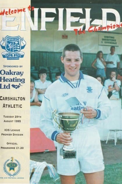 Enfield v Carshalton Athletic  29-Aug-1995