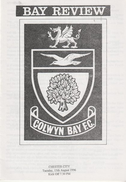 Colwyn Bay v Chester City 13-Aug-1996