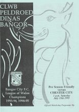 Bangor City v Chester City  15-Jul-1995