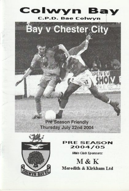 Colwyn Bay v Chester City 22-Jul-2004