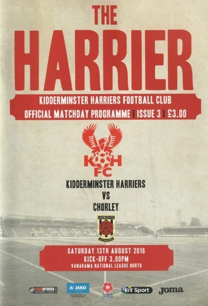Kidderminster Harriers v Chorley 13-Aug-2016