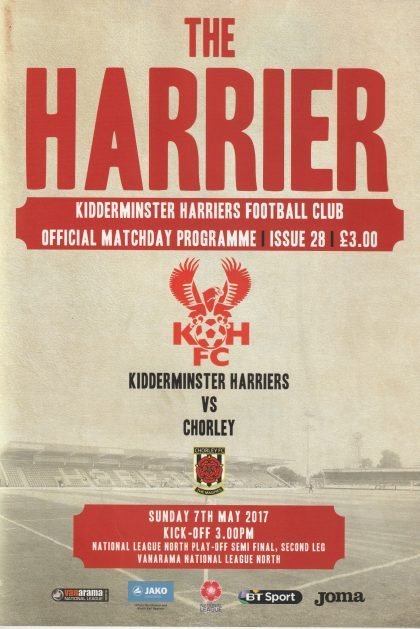 Kidderminster Harriers v Chorley  07-May-2017