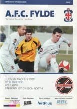 AFC Fylde v Clitheroe  09-Mar-2010
