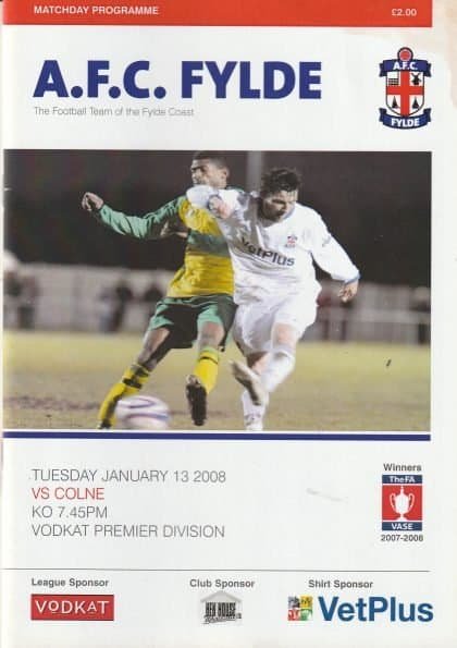 AFC Fylde v Colne 13-Jan--2009