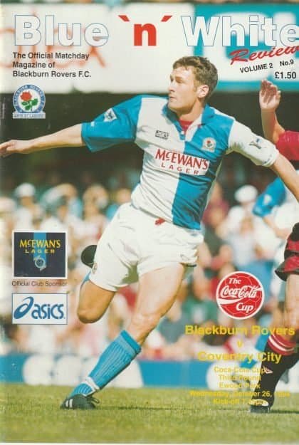 Blackburn Rovers v Coventry City 26-Oct-1994