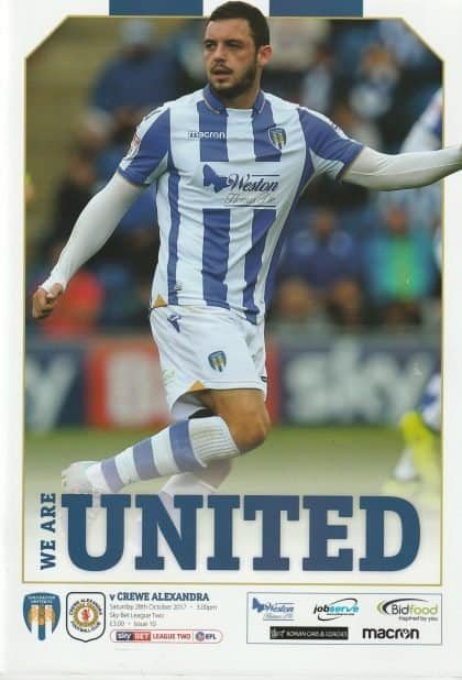 Colchester United v Crewe Alexandra  28-Oct-2017