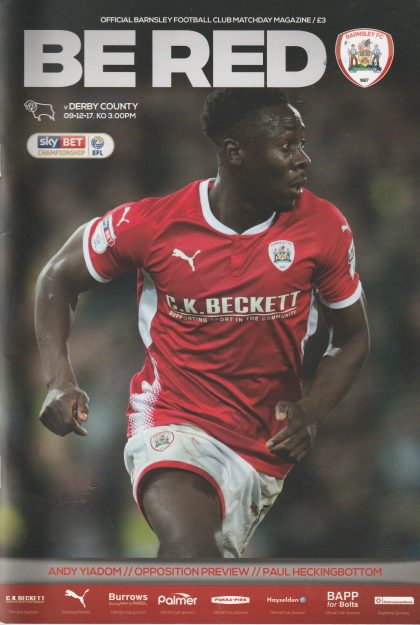 Barnsley v Derby County 09-Dec-2017