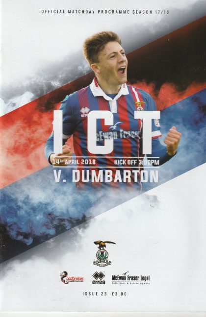 Inverness Caledonian Thistle v Dumbarton 14-Apr-2018