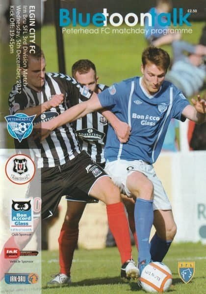 Peterhead v Elgin City 05-Dec-2012