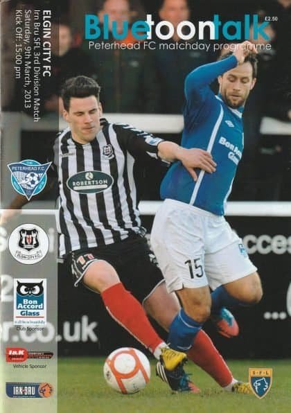 Peterhead v Elgin City 09-Mar-2013