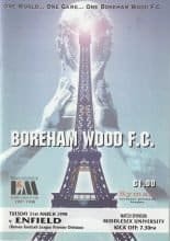 Boreham Wood v Enfield 31-Mar-1998