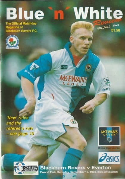 Blackburn Rovers v Everton 10-Sep-1994