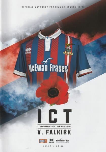 Inverness Caledonian Thistle v Falkirk 11-Nov-2017