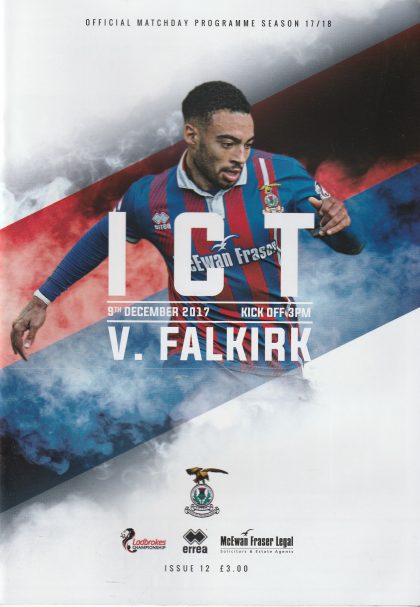 Inverness Caledonian Thistle v Falkirk 09-Dec-2017