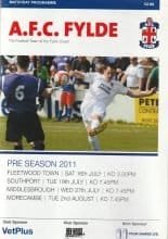 AFC Fylde v Fleetwood Town 16-Jul-2011