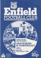 Enfield v Gravesend & Northfleet   30-Jan-1982