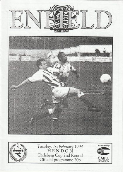 Enfield v Hendon  01-Feb-1994