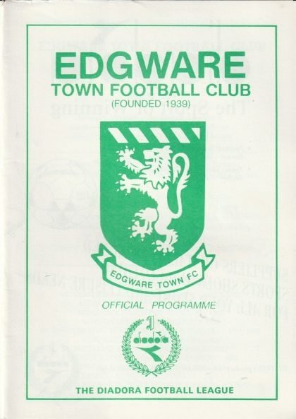 Edgware v Horsham   18-Mar-1992