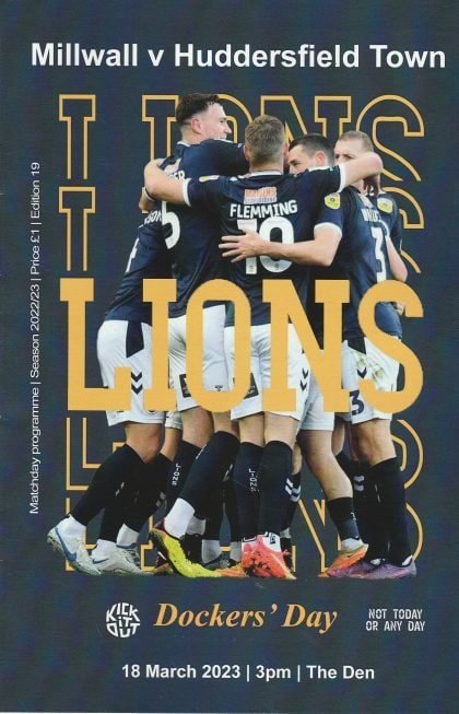 Millwall v Huddersfield Town 18-Mar-2023