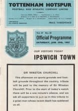 Tottenham Hotspur v Ipswich Town 30-Jan-1965