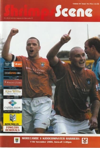 Morecambe v Kidderminster Harriers 11-Nov-2006