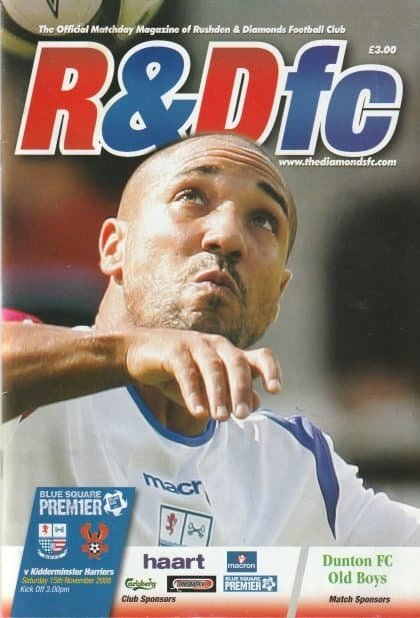 Rushden & Diamonds v Kidderminster Harriers   15-Nov-2008