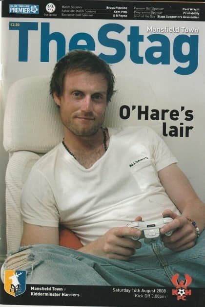 Mansfield Town v Kidderminster Harriers  16-Aug-2008