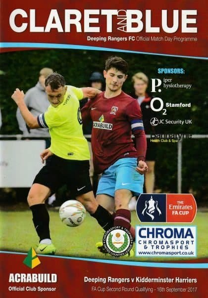 Deeping Rangers v Kidderminster Harriers  16-Sep-2017