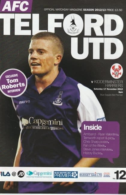 AFC Telford United v Kidderminster Harriers 17-Nov-2012
