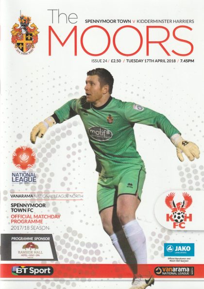 Spennymoor Town v Kidderminster Harriers 17-Apr-2018